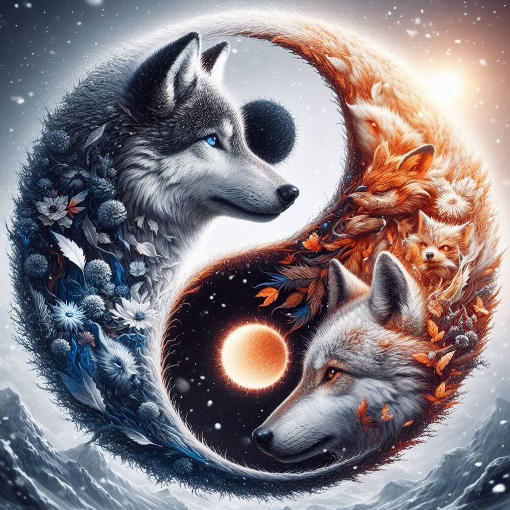 Harmony Unleashed: Yin Yang Wolves