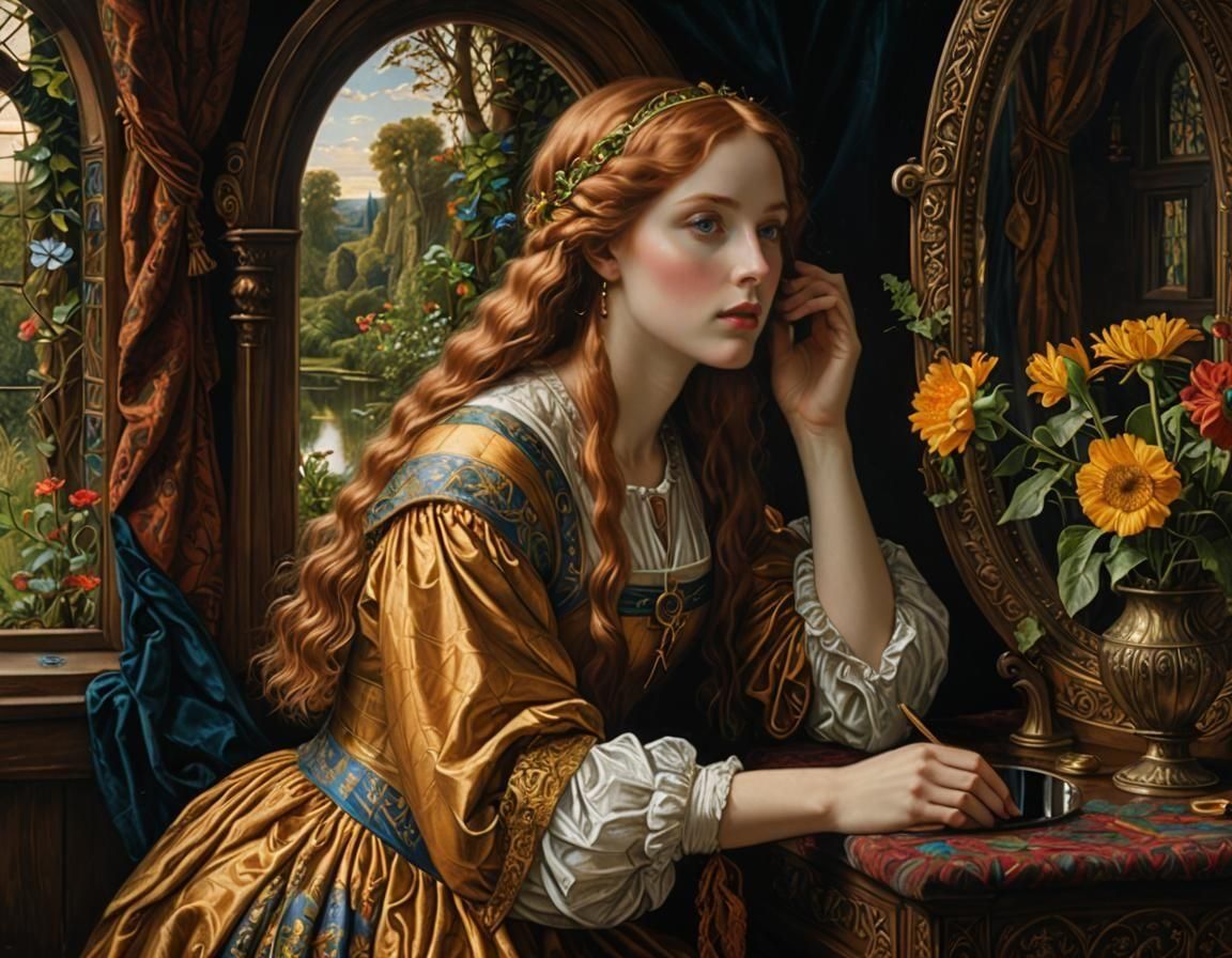 "I am half sick of shadows" said The Lady of Shalott  by @MelanieL