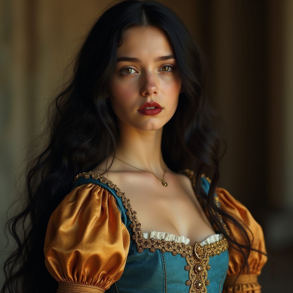 German Princess in Renaissance Gown