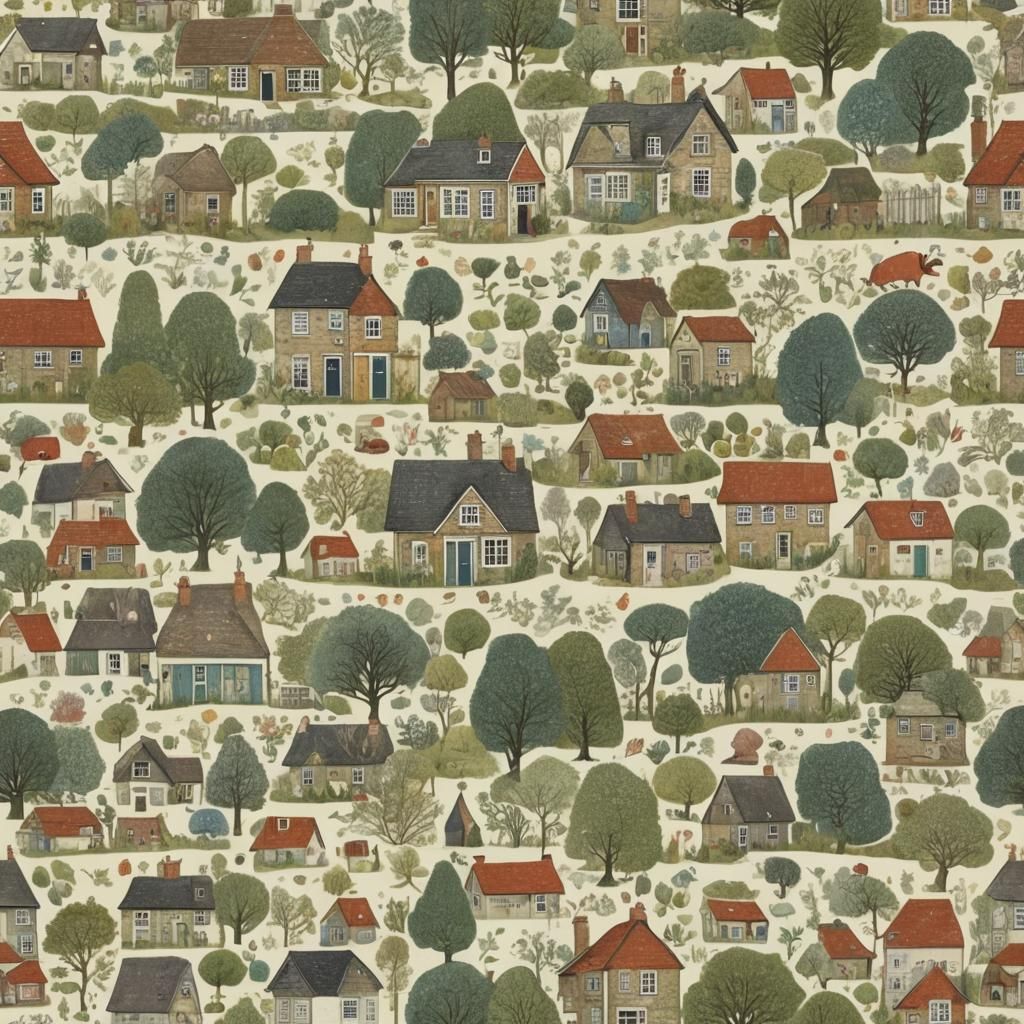 HOUSES AND TREES
