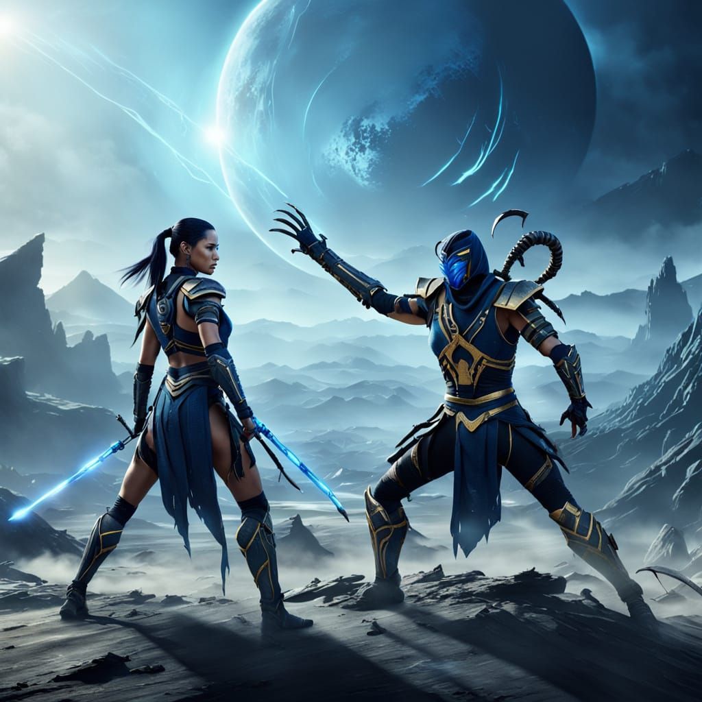 Kitana and Scorpion 