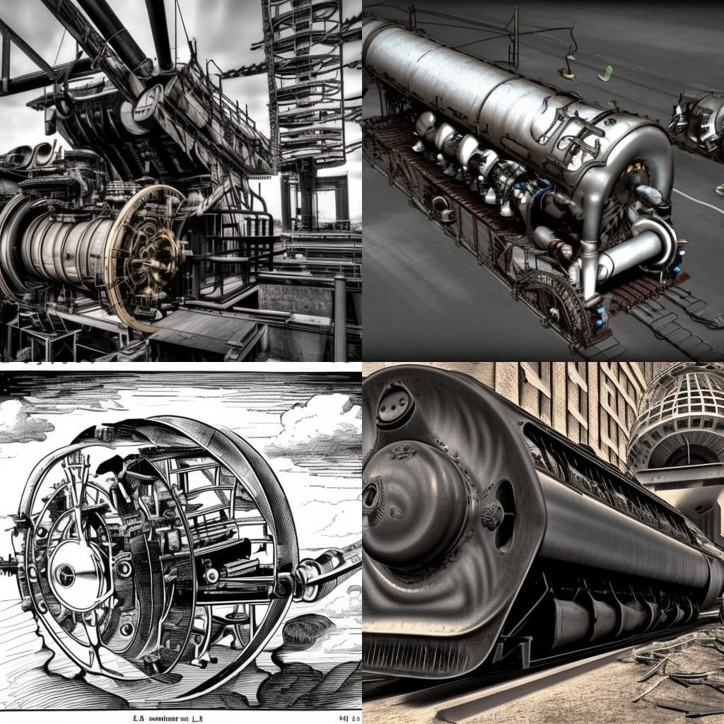 Time travel machines AI Generated Artwork NightCafe Creator