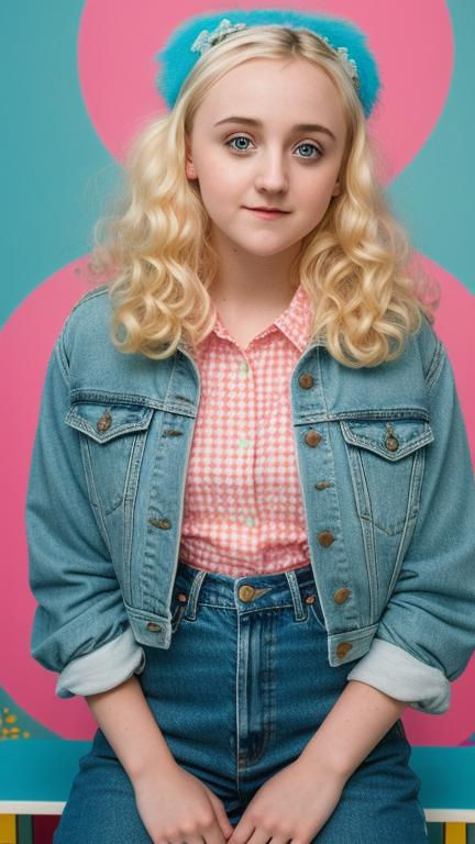 If Harry Potter girls was in normal 90's High School - Luna Lovegood