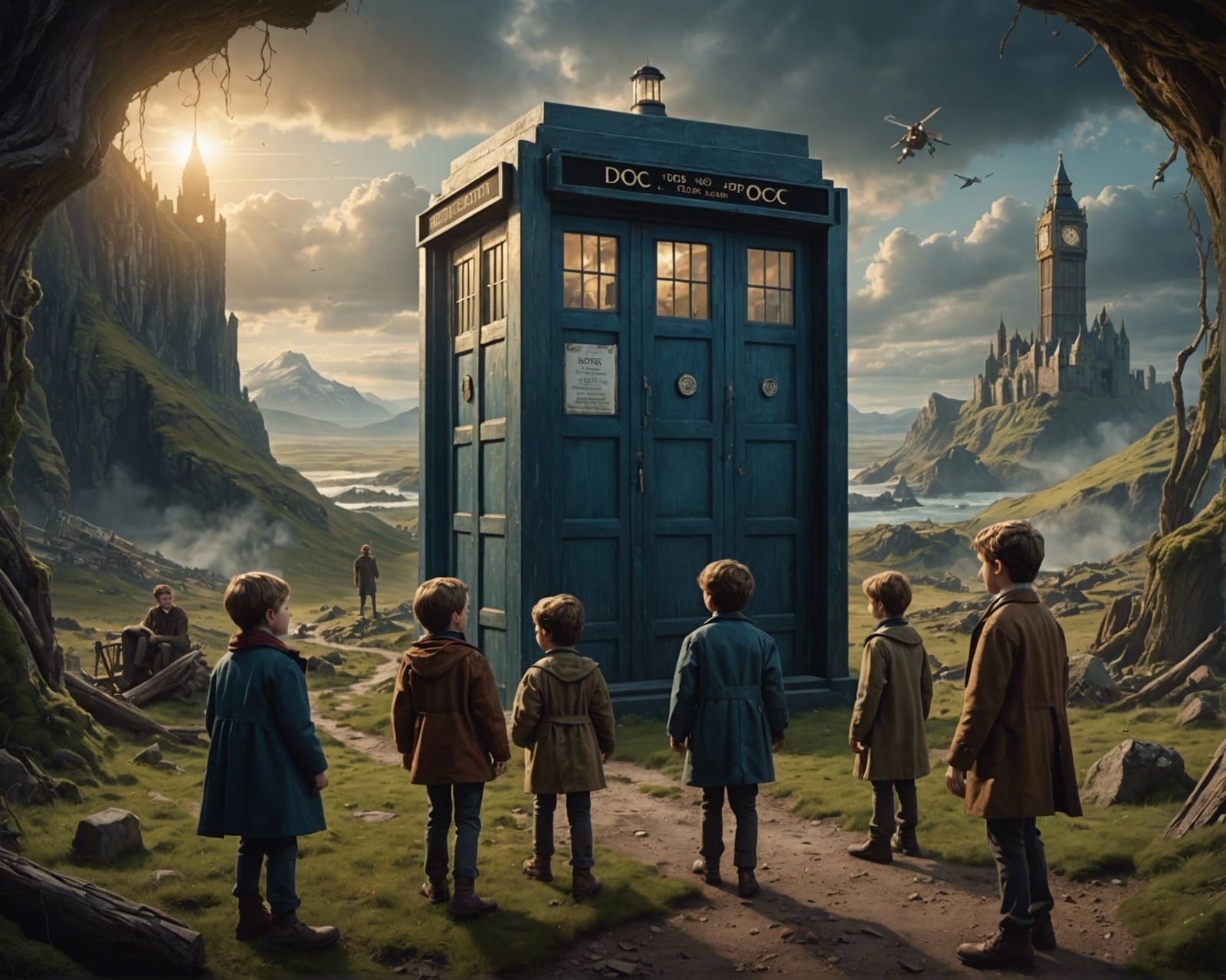 children playing the doctor