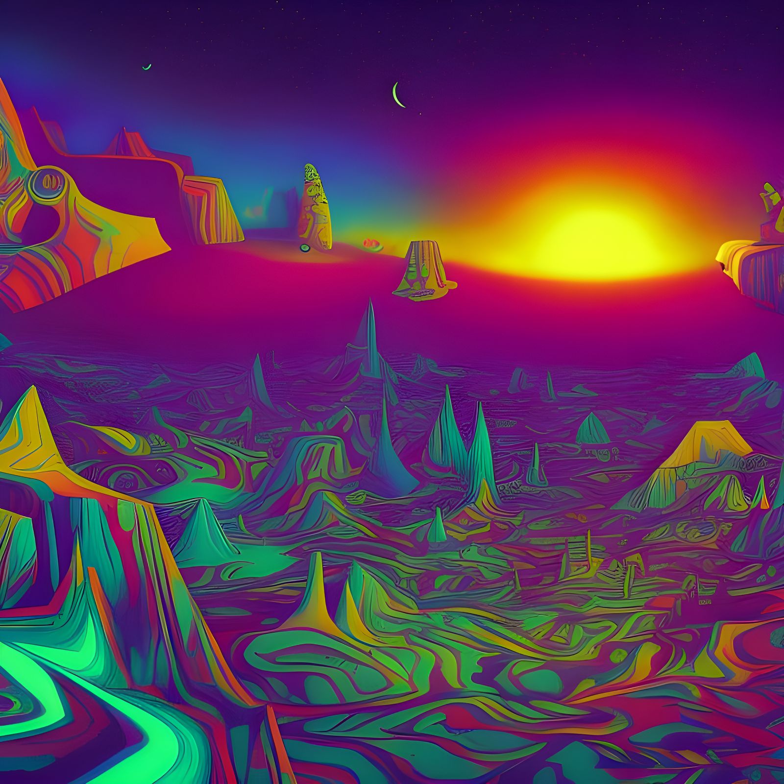 Liquid Sunset