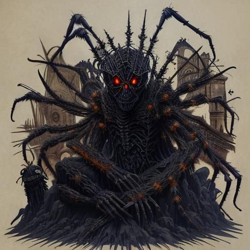 Acheronian arachnid :: alarming, abhorrent, abominable, anta...