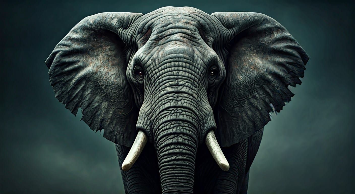 Elephant   by @Cthlooly 