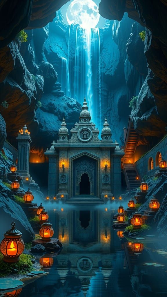 ancient rock-cut sanctuary 