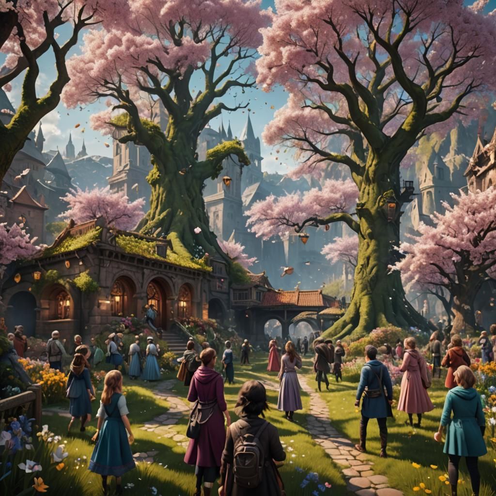 the arrival of spring