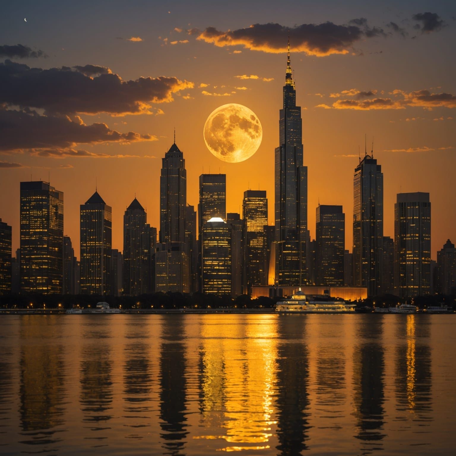 Golden Night  by @Superstar