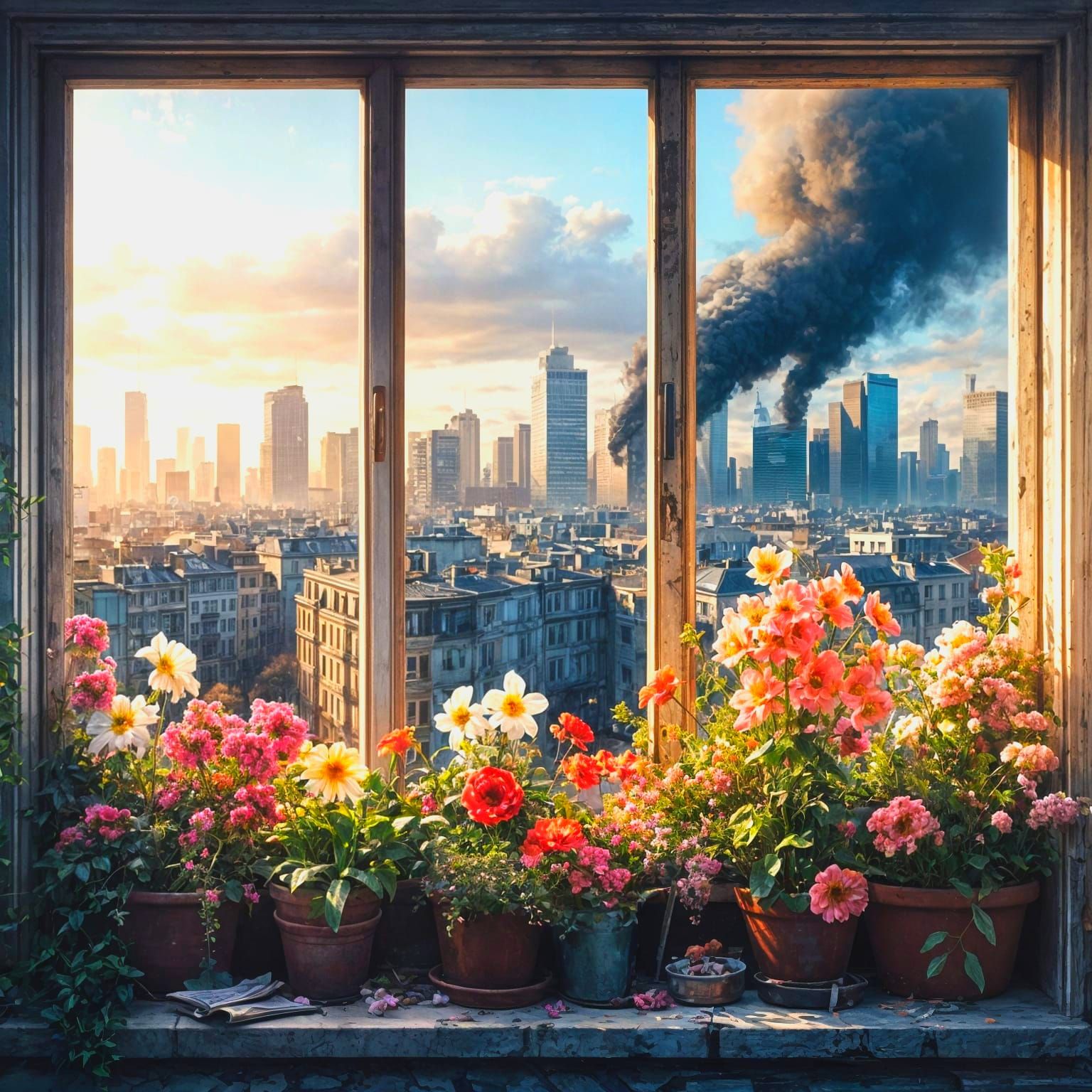 Flowers brighten our world