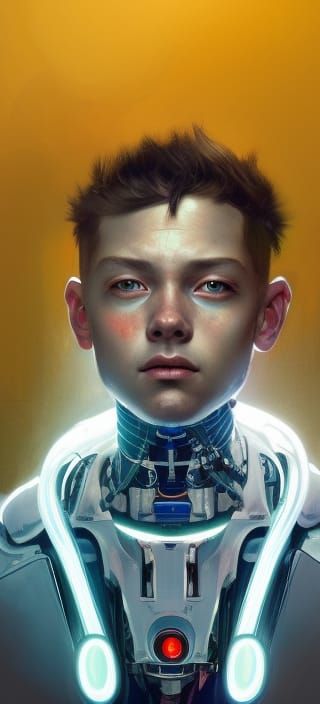 Year 3044, Oscar gets a new cybernetic suit complete with je...