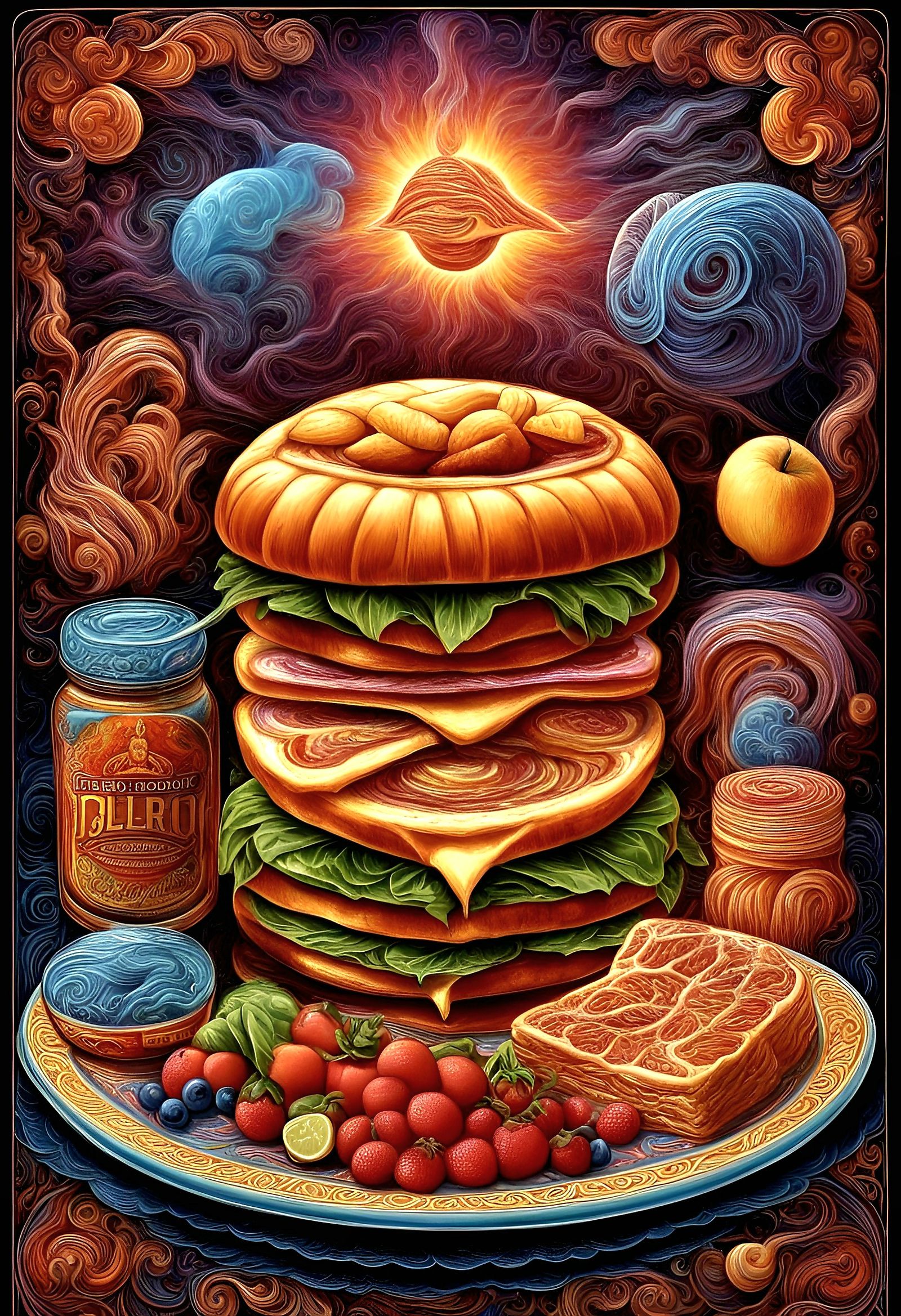 Galactic Gourmet Sandwich Platter