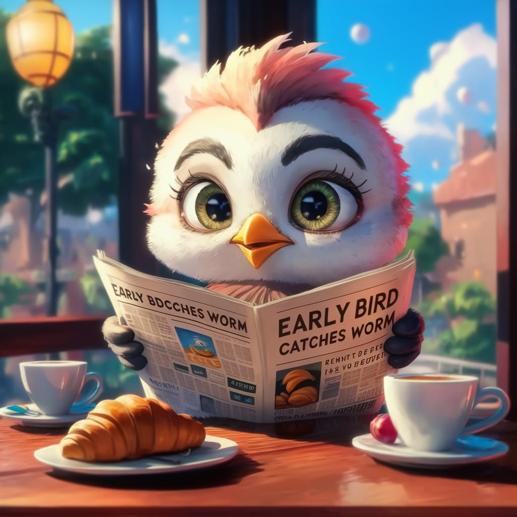 The early bird catches the worm