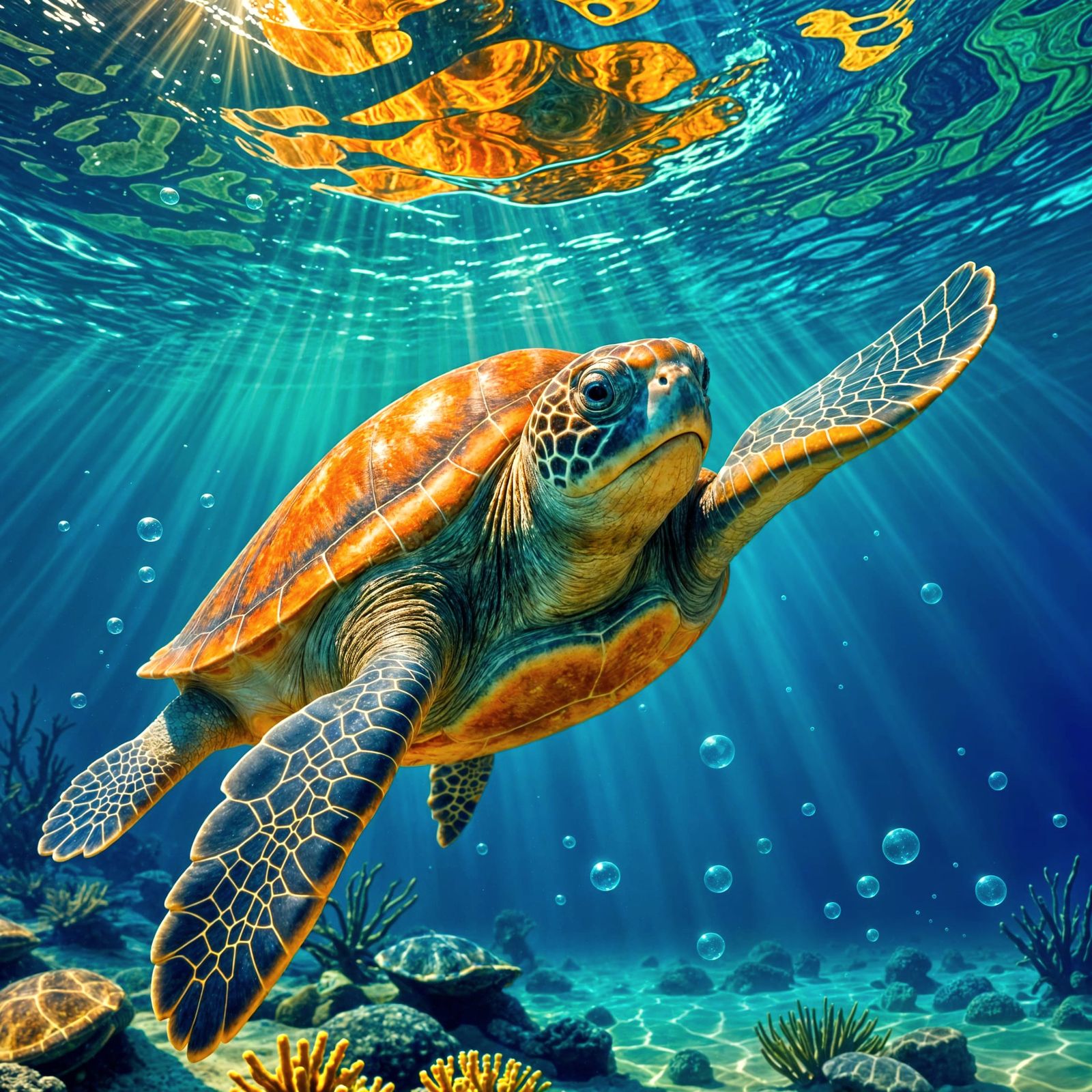 Oceanic Voyager  by @dreampixel_ai