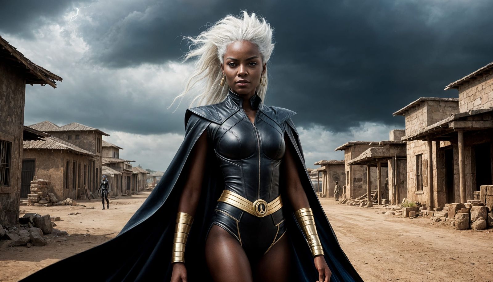 Realistic Storm in Utopian City  by @Susan