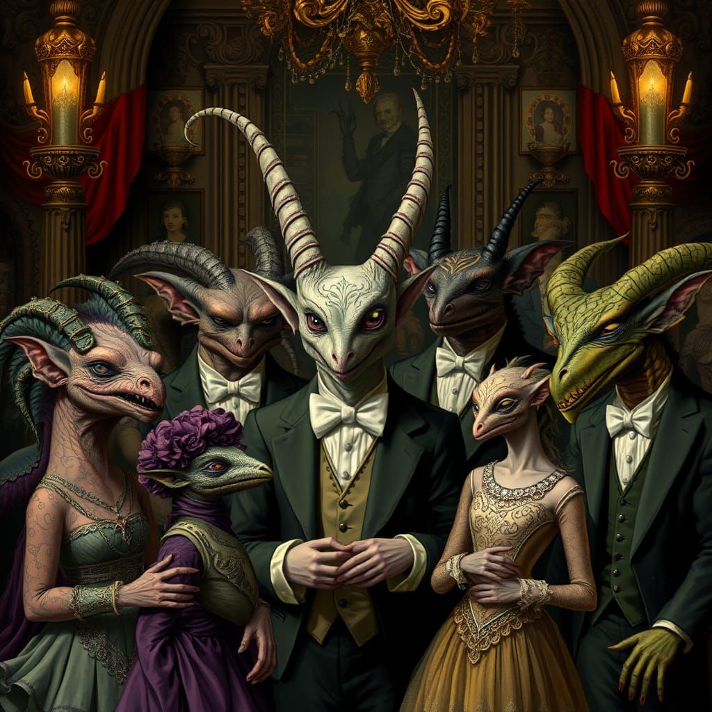 Monsters Formal  by @Lady Anne