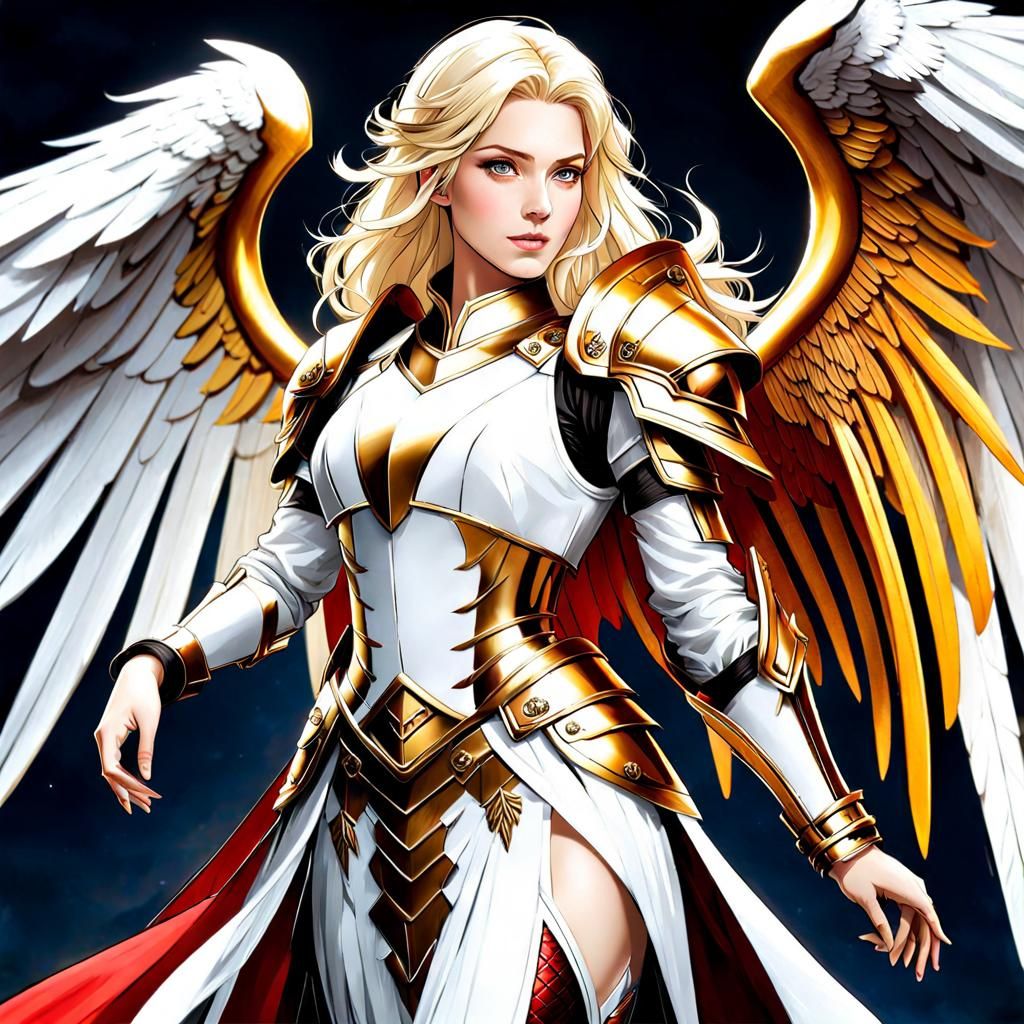 Aasimar, Female - AI Generated Artwork - NightCafe Creator