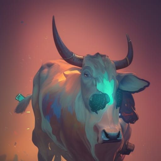 broken cow
