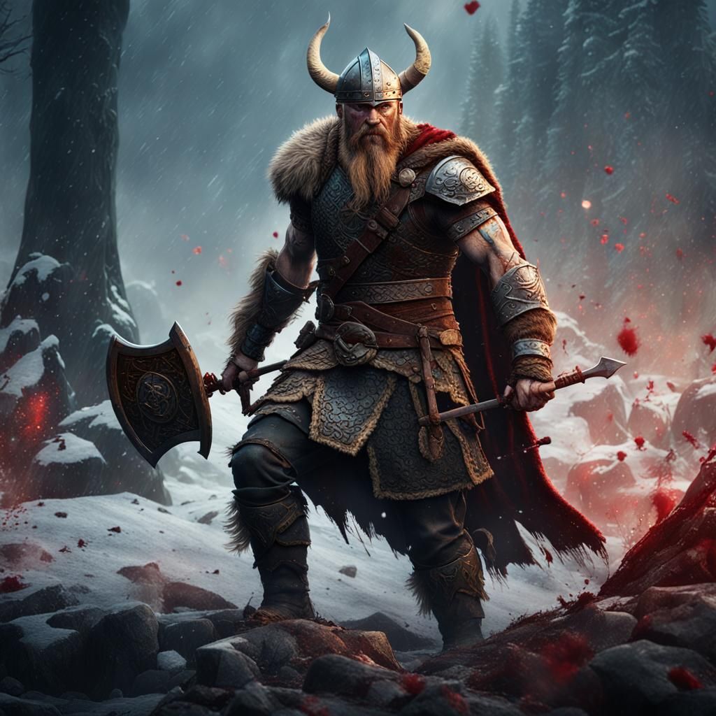 the Glory of Battle   by @Larry_J_Rollason_ART