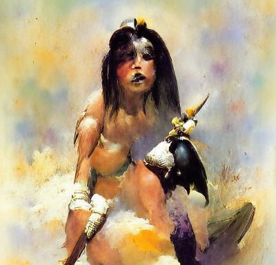 Warrior Princess by Frazetta