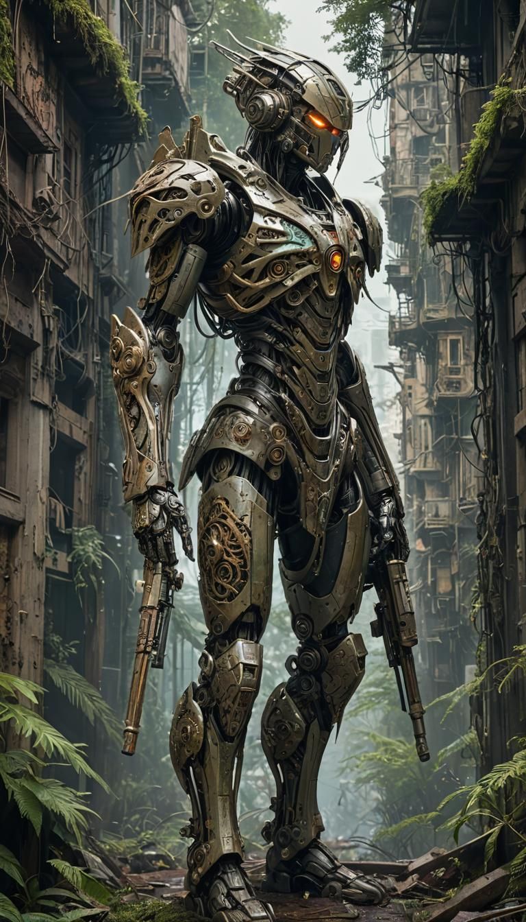 Mech Warrior  by @Otto von Hondholdt