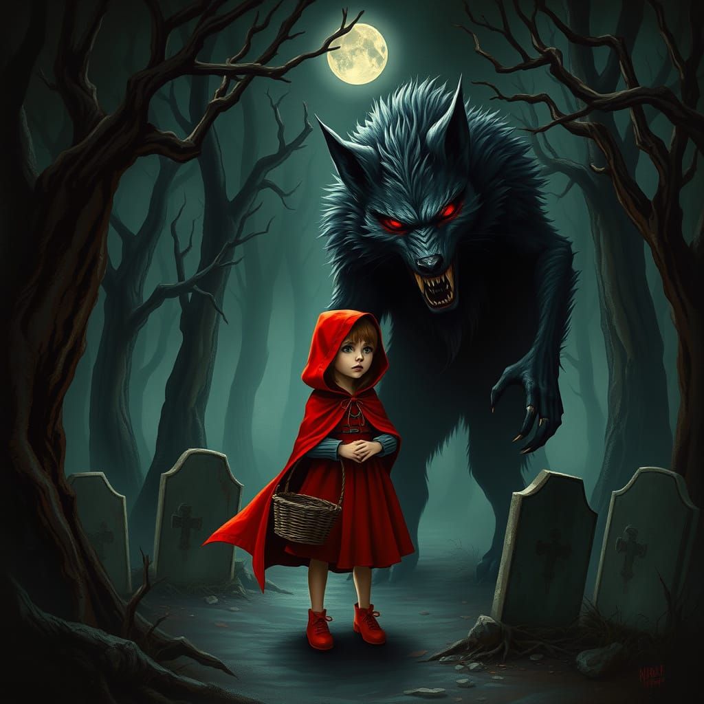 Little Red Riding Hood and Big Bad Wolf