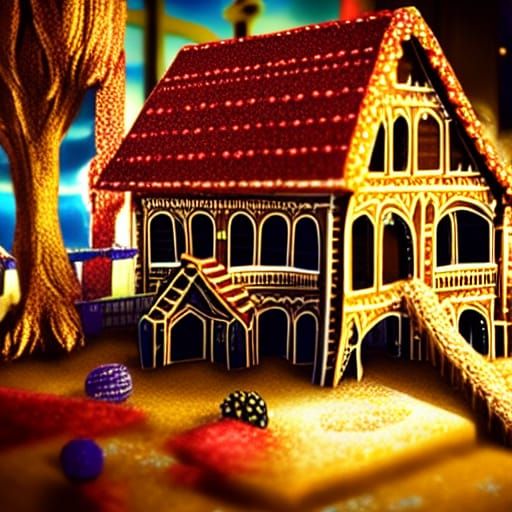 Ginger bread house.