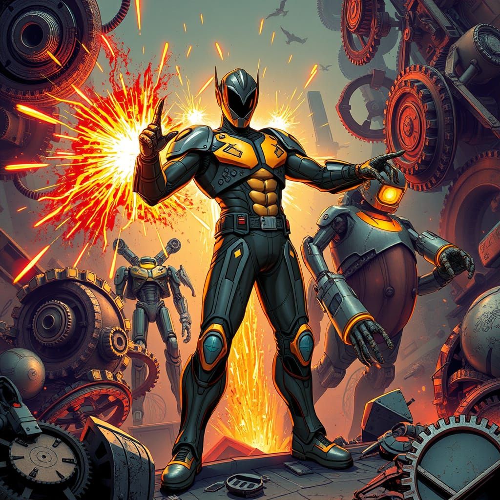 The hero Kinectic!  by @Sir Daniel