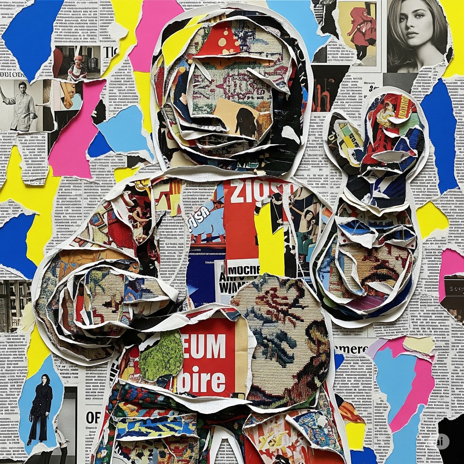Paper collage