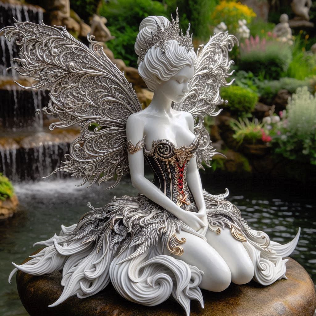 Garden Stone Fairy II