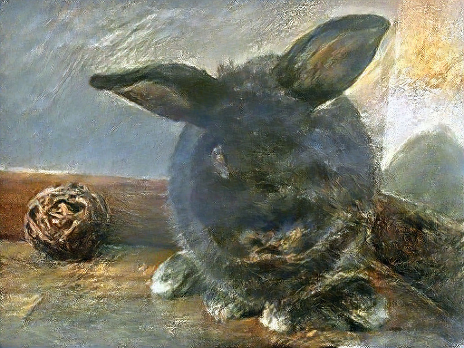 Miffed rabbit