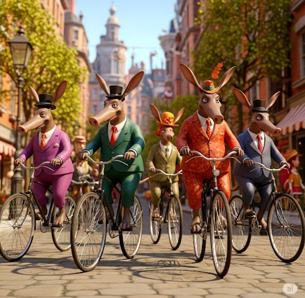 Aardvarks-on-Bicycles