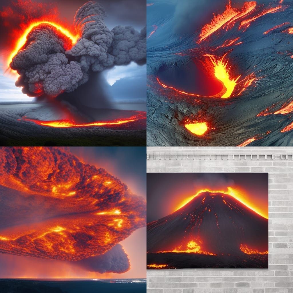 Kilauea, Hawaii volcanic eruption, Epic cinematic brilliant stunning