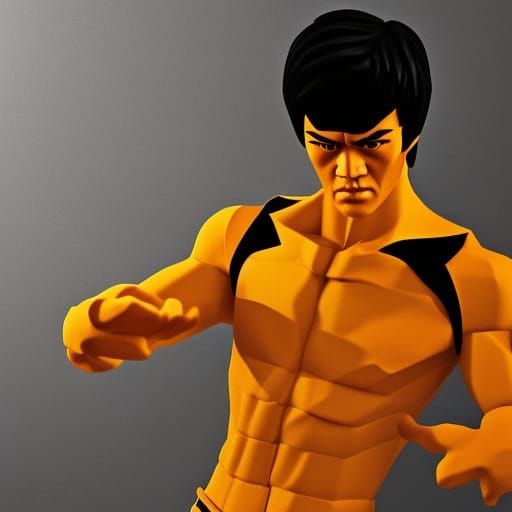 Bruce Lee - AI Generated Artwork - NightCafe Creator