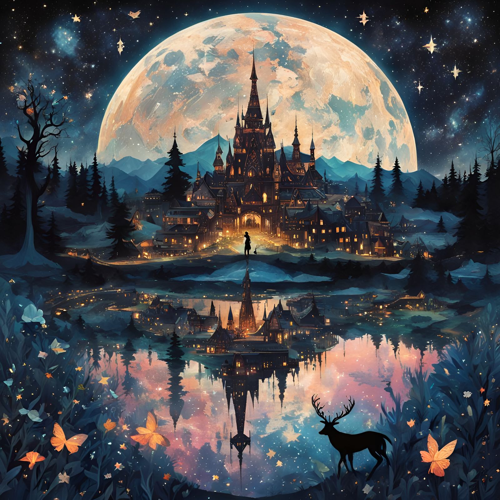 close your eyes and you will see, a fantastical dream beyond reality  by @nana