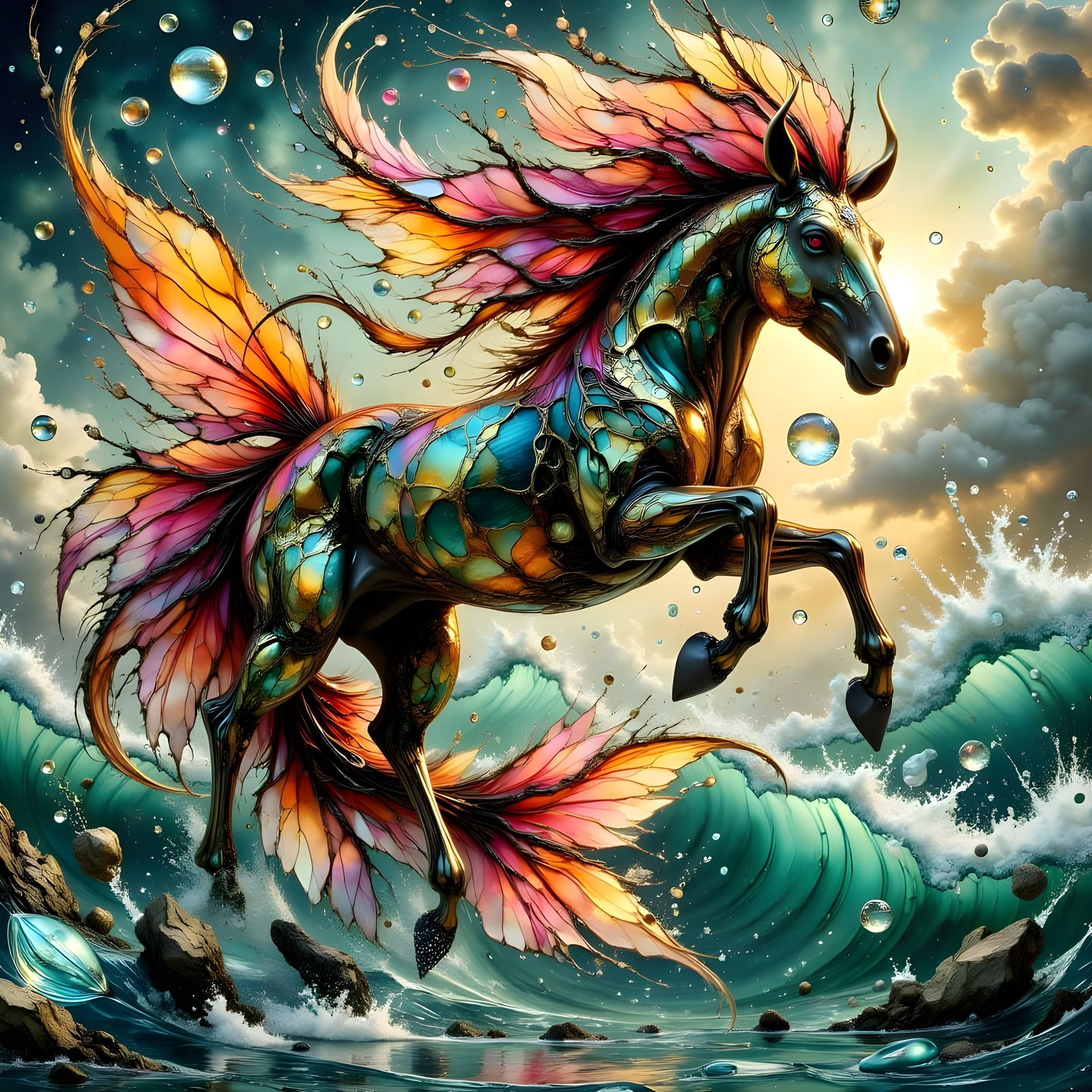 A Kelpie  by @Tiny Pearl Cat