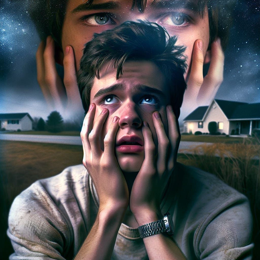 Lines form on my face and hands
Lines form from the ups and downs
I'm in the middle without any plans
I'm a boy and I'm ...