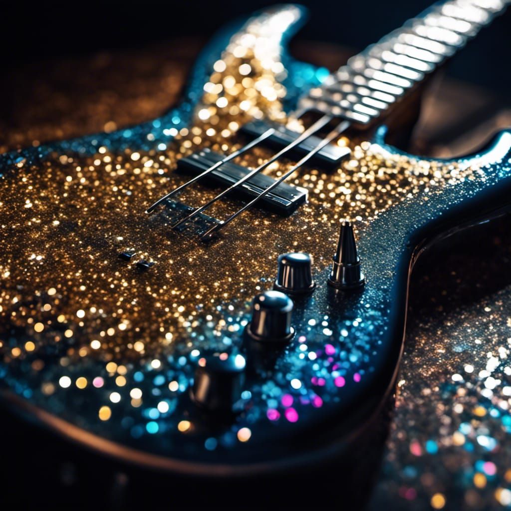 Sparkling Bassguitar  by @G art
