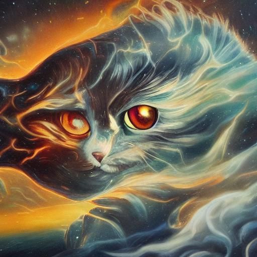 Interstellar wanted grumpy Siberian cat 
Interstellar wanted poster by El Greco and Oskar Kokoschka 