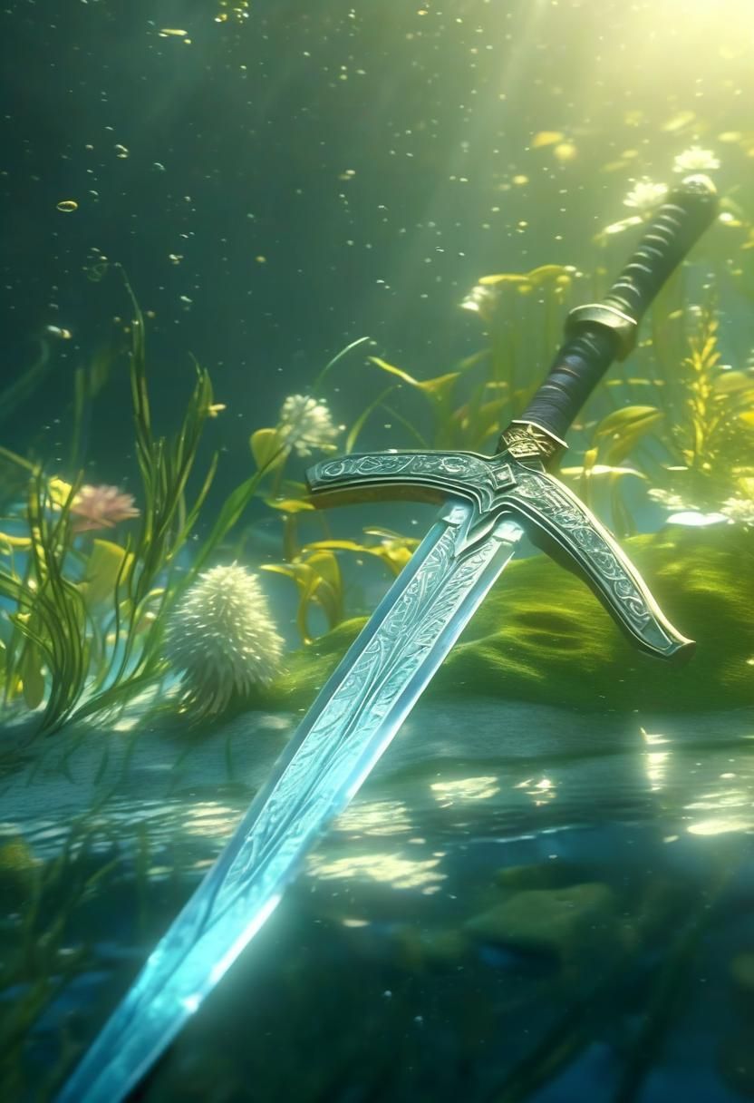 Aerondight- the sword from the Lady of the Lake, a Gift to Geralt