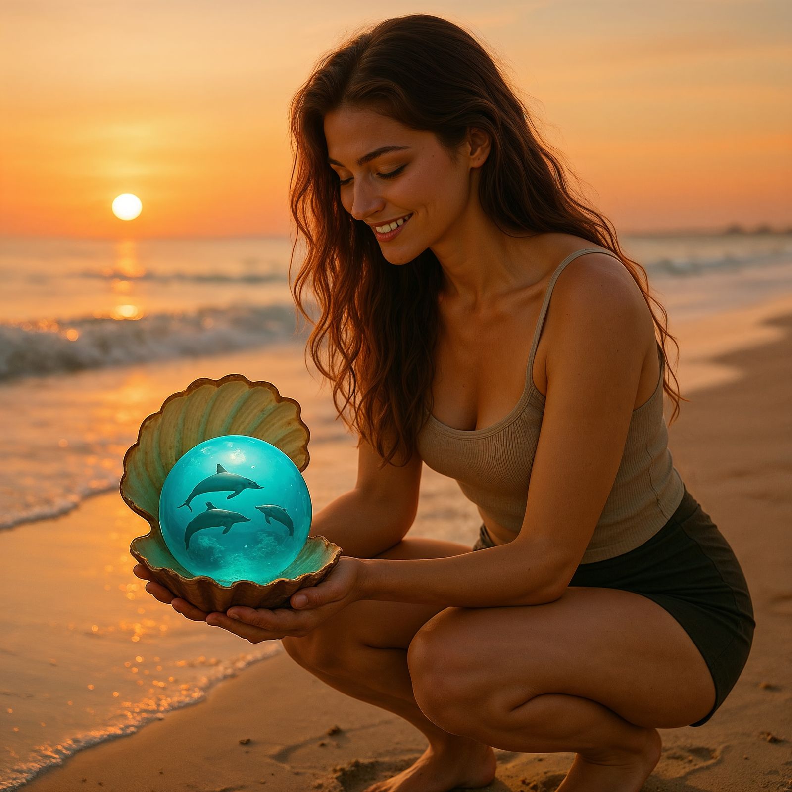 Mini World in a Huge Pearl