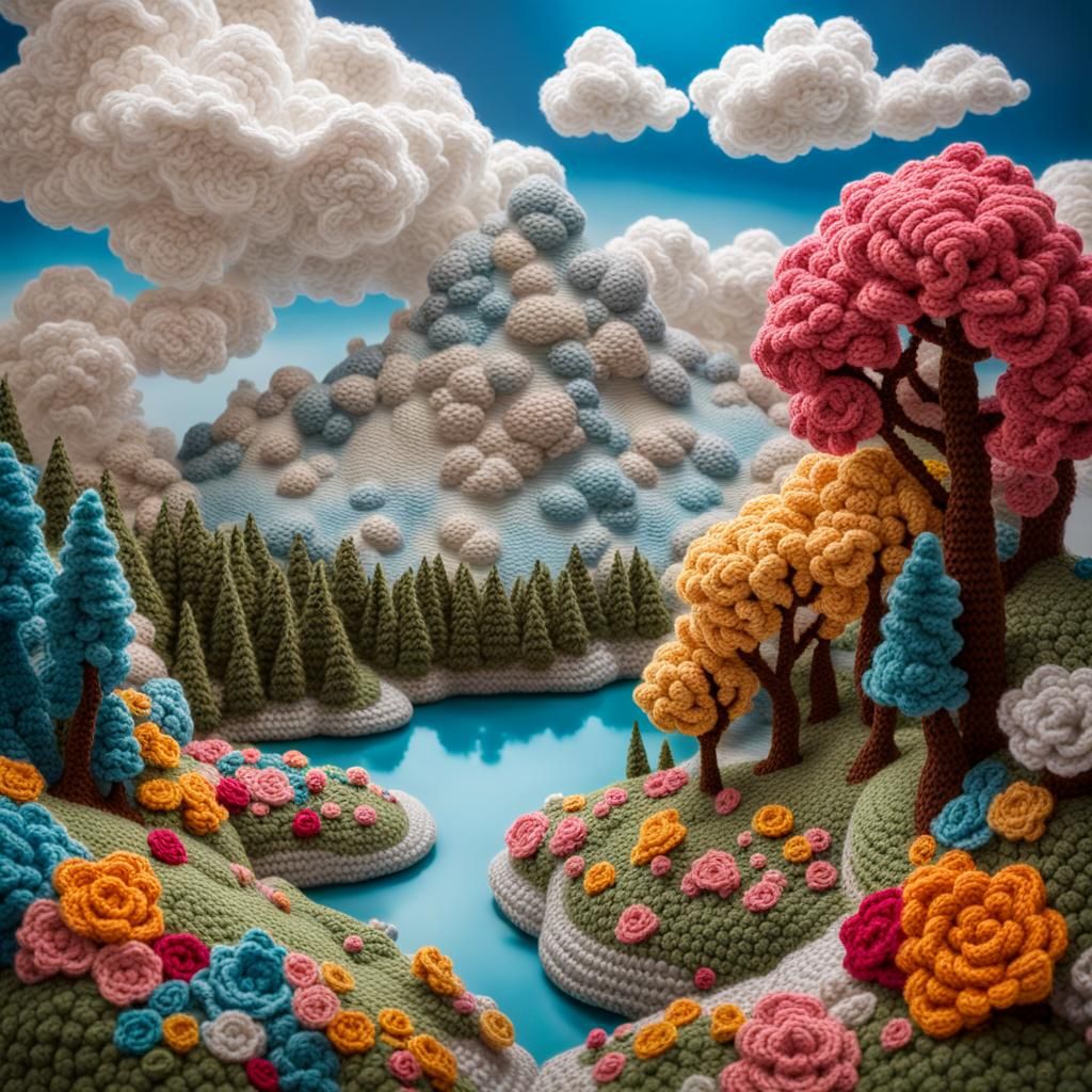 Crochet World  by @ahumanwandering