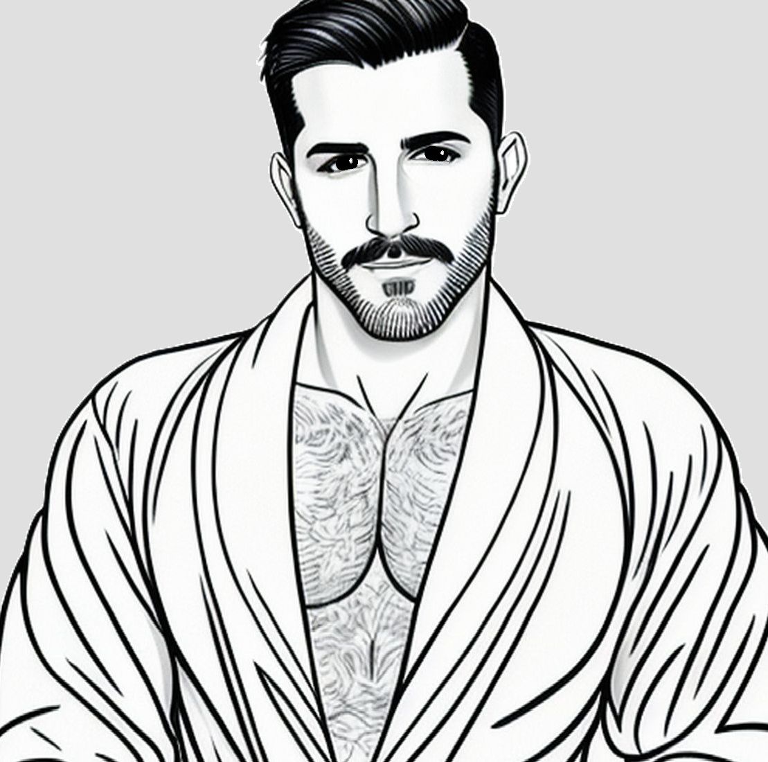 Black and white drawing