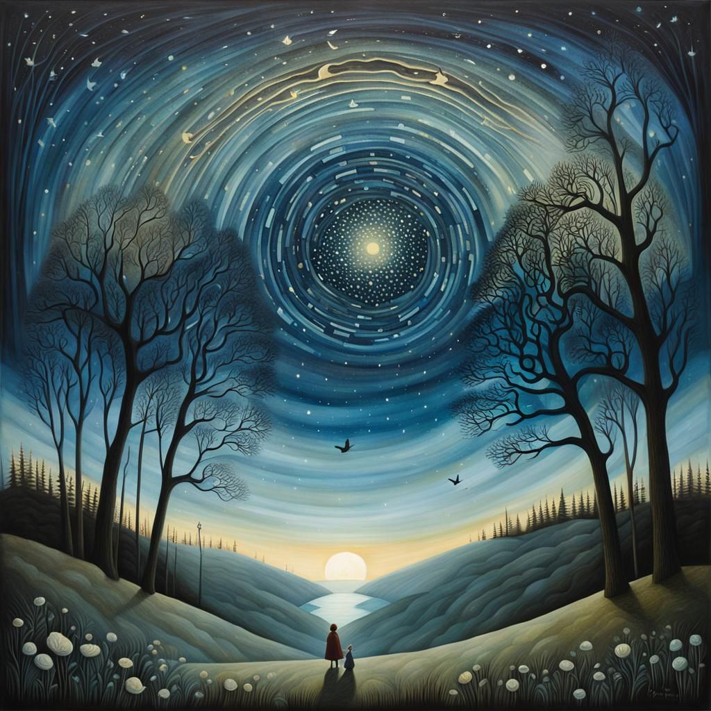"In the middle of the night lies the beginning of the new da...