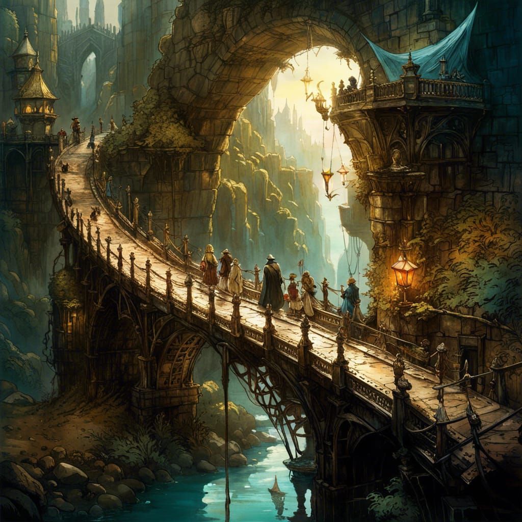Bridge to Valinor  by @Peppy Pixi