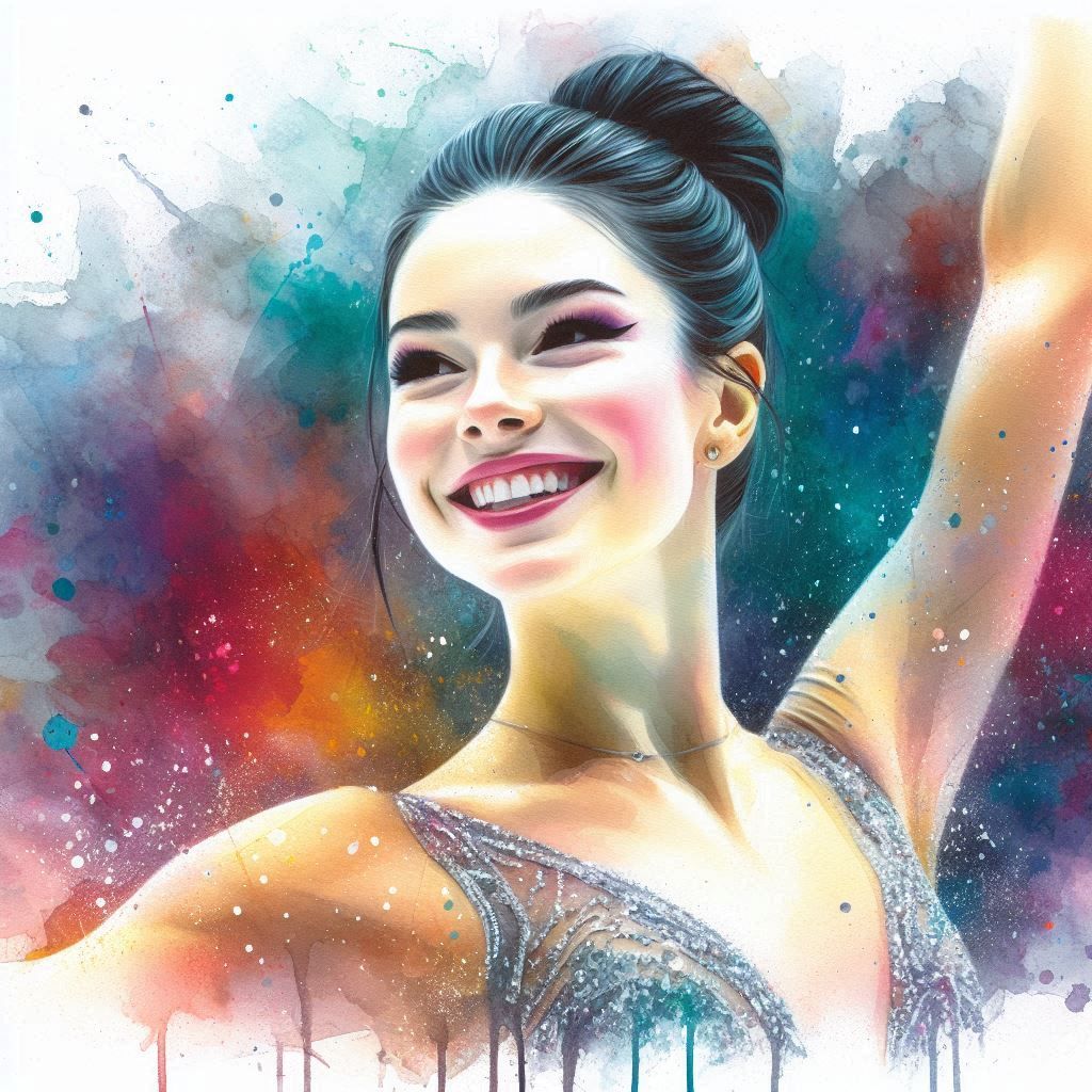 Ice skating Victory.