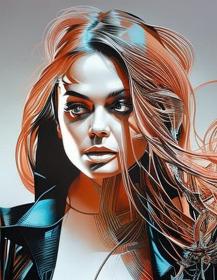 Mila Kunis - AI Generated Artwork - NightCafe Creator