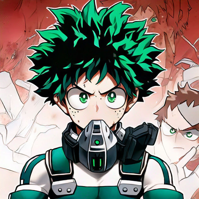 Izuku Midoriya - AI Generated Artwork - NightCafe Creator