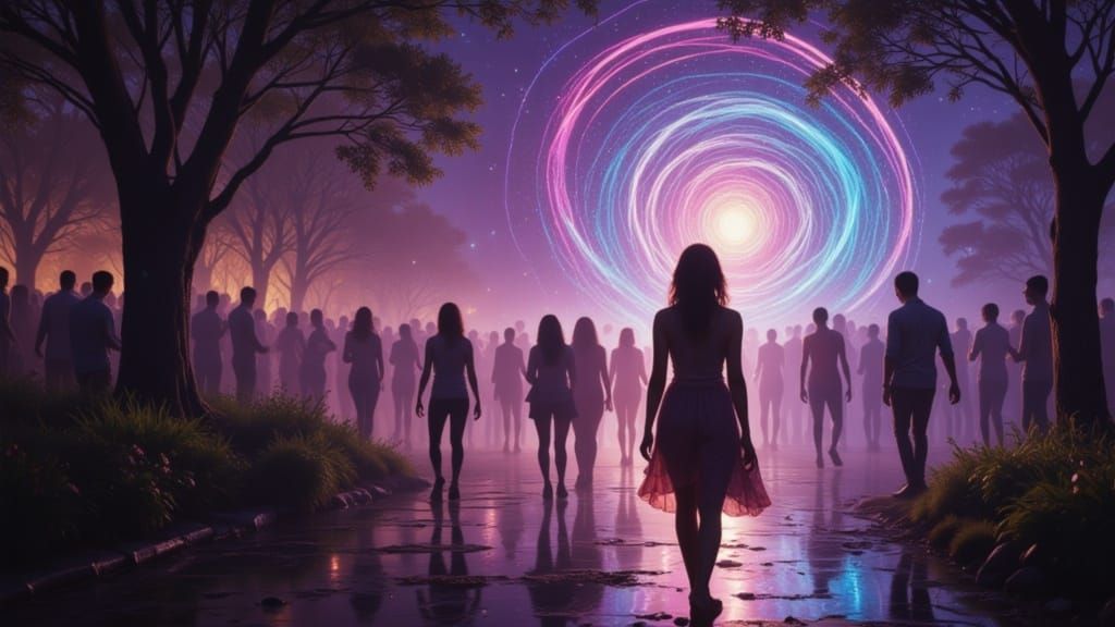 Circuit dreams in a fairy's embrace
Sequenced steps through a timeless space
Binary lights flicker in surreal trance
Guiding us deeper with...